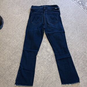 MOTHER Dark Indigo Straight-Leg Women's Jeans